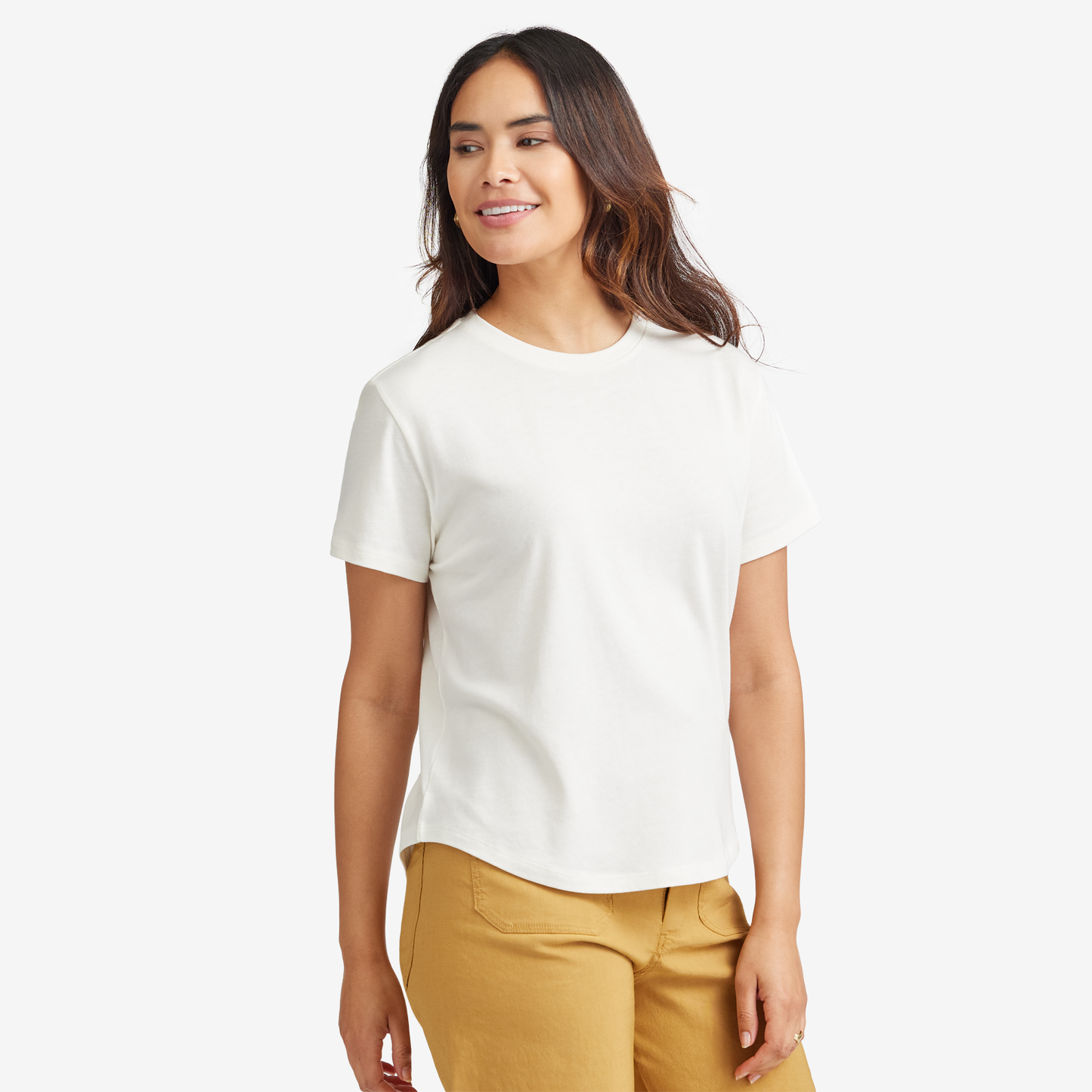 Women's Anytime Tee, Natural White