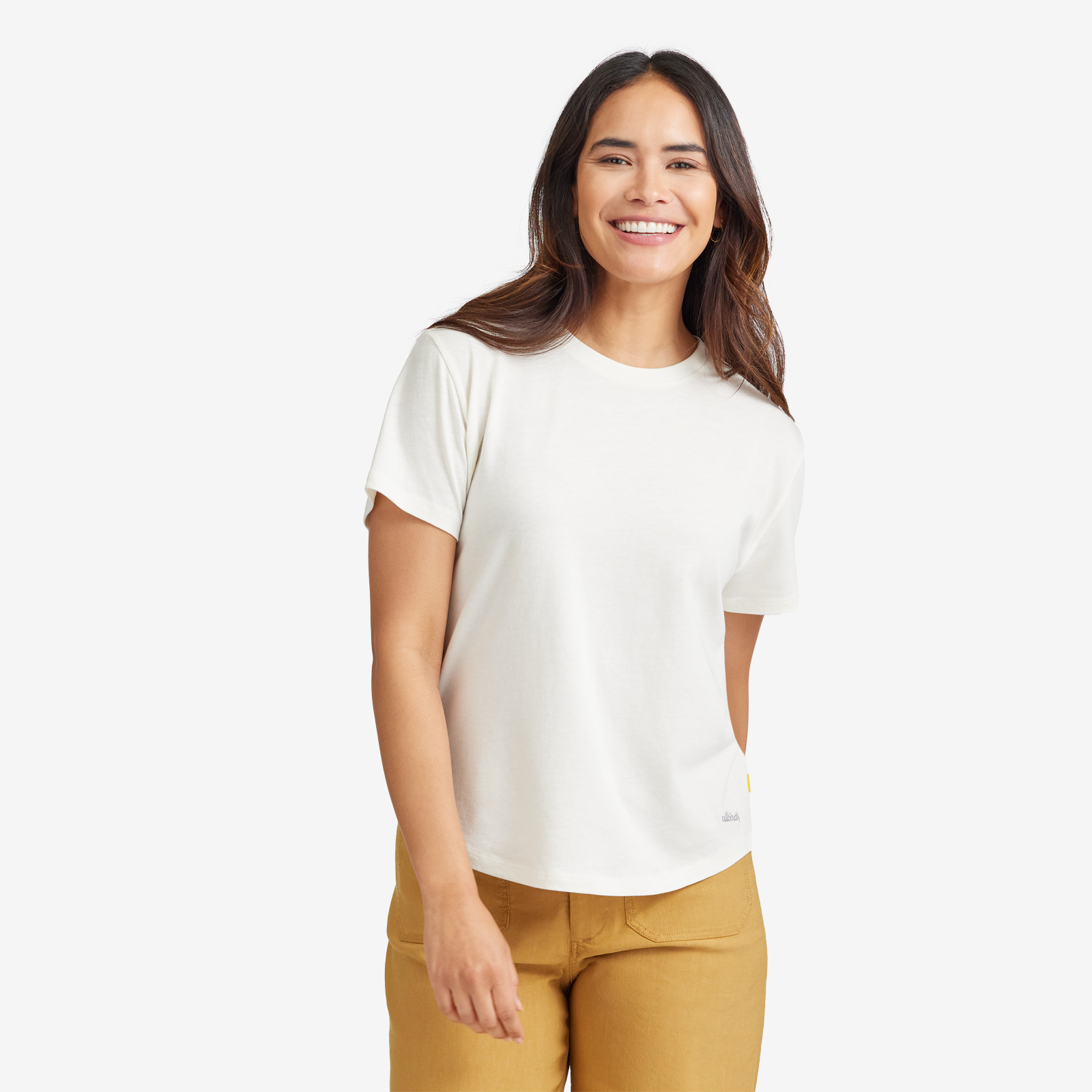 Women's Anytime Tee, Natural White