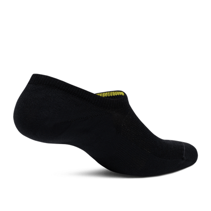 Unisex Anytime No Show Sock, Natural Black